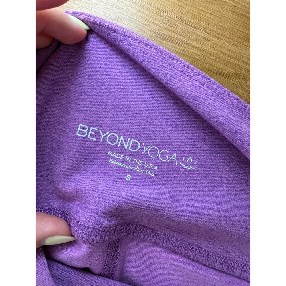 NEW Beyond Yoga Skirt Small Purple Spacedye High Waisted Skort SD5090 - Picture 2 of 7